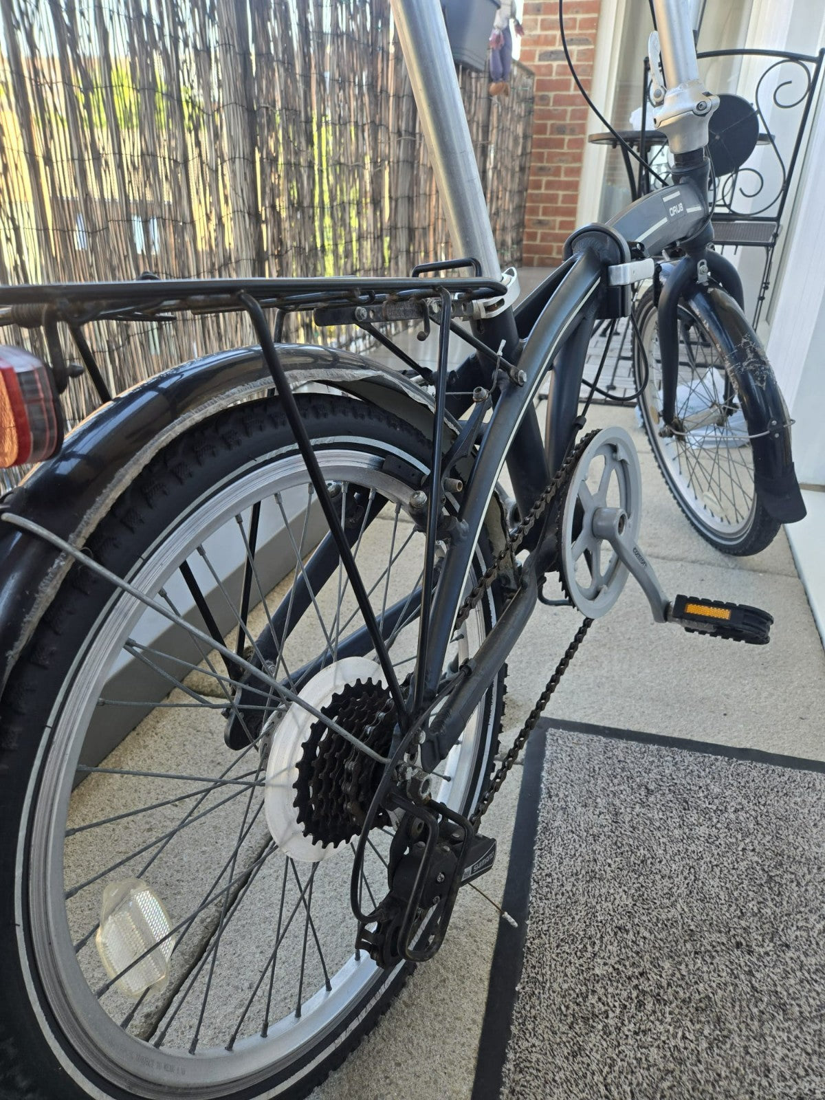 14kg Lightweight Alloy Folding City Commuting Bicycle - Black