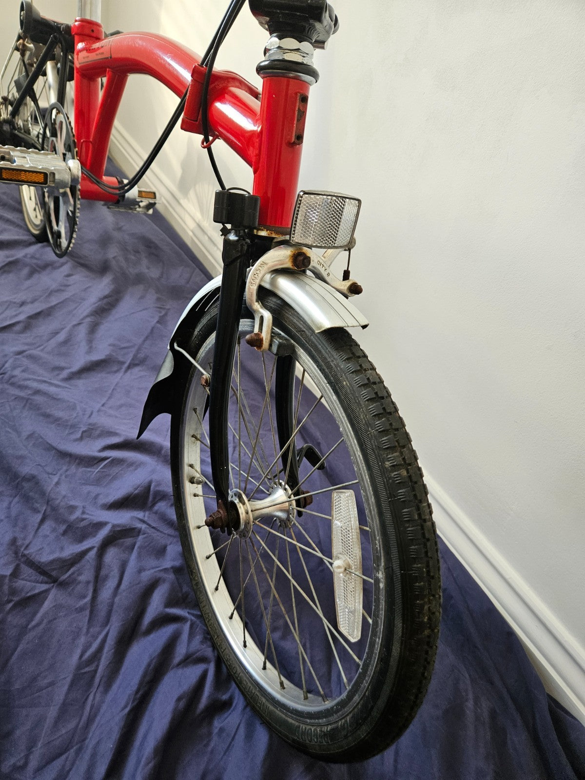Brompton Vintage Project for restoration - Red - 1997