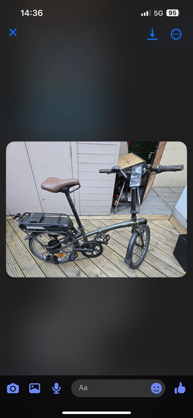 B-Twin Foldable Bicycle