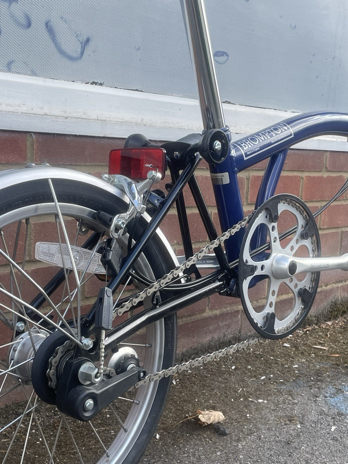 Brompton M3L Folding Bike - Tempest Blue