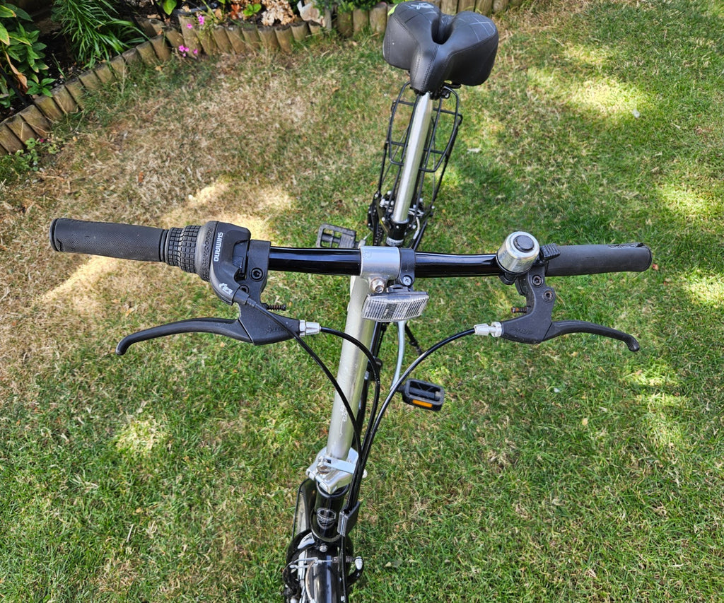 Apollo Contour Unisex Folding Bike 7 Speed, Black, 20" Wheels