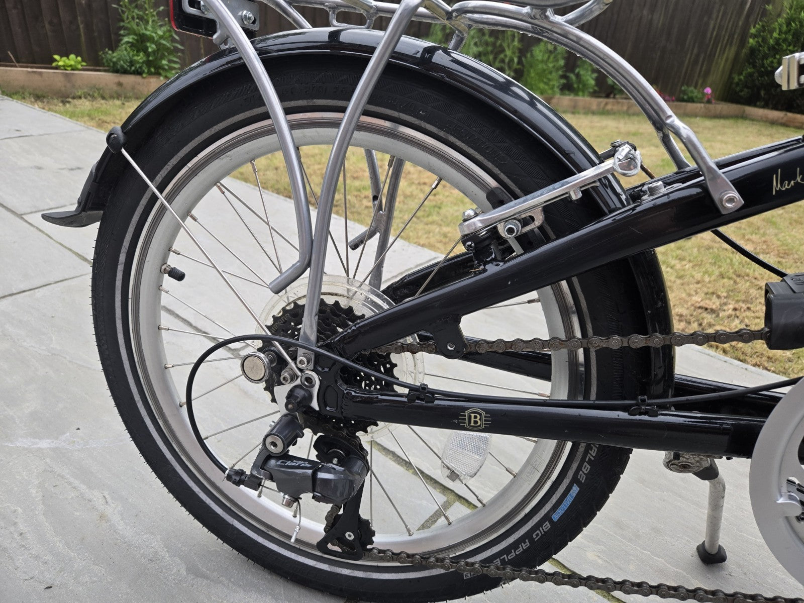 BICKERTON 1808 FOLDING BIKE  RAVEN BLACK TOPCLASSIC BRAND 💥 UNUSED RRP £950 💥