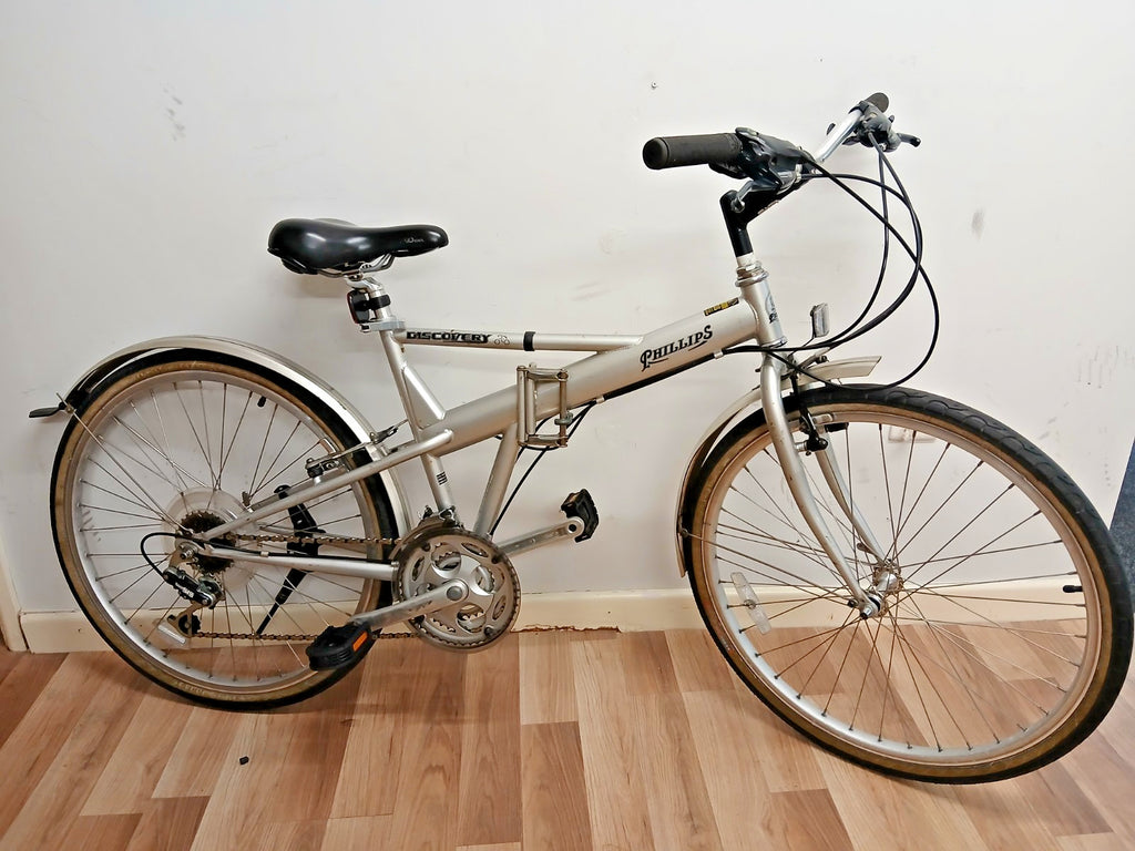 Phillips discovery 26" folding bike 21 Speed Good cond. Serviced. Shop price 60