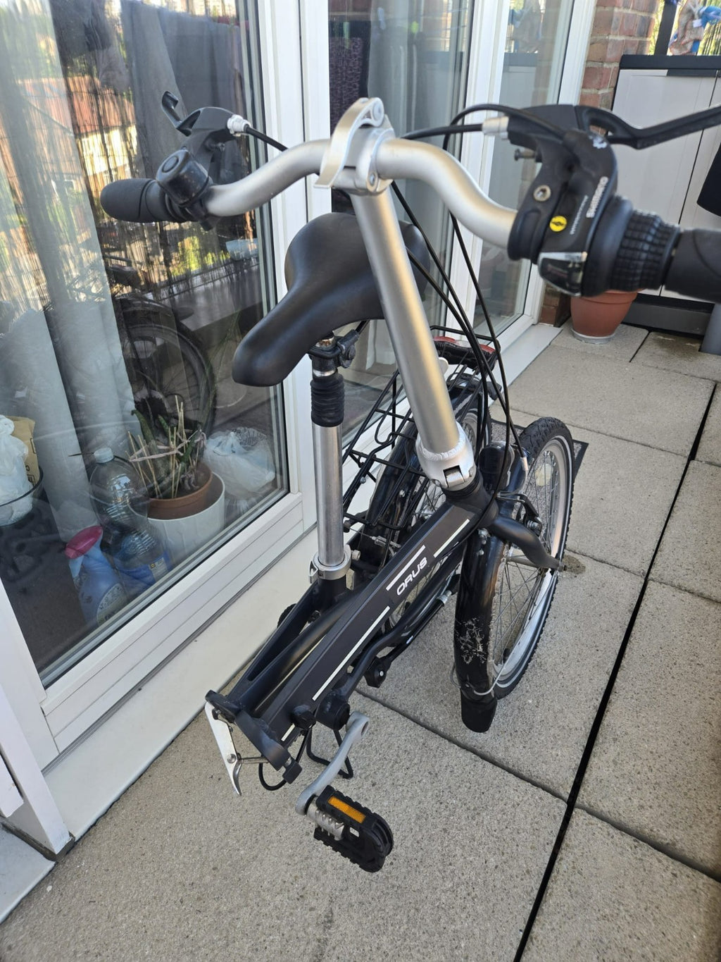 14kg Lightweight Alloy Folding City Commuting Bicycle - Black