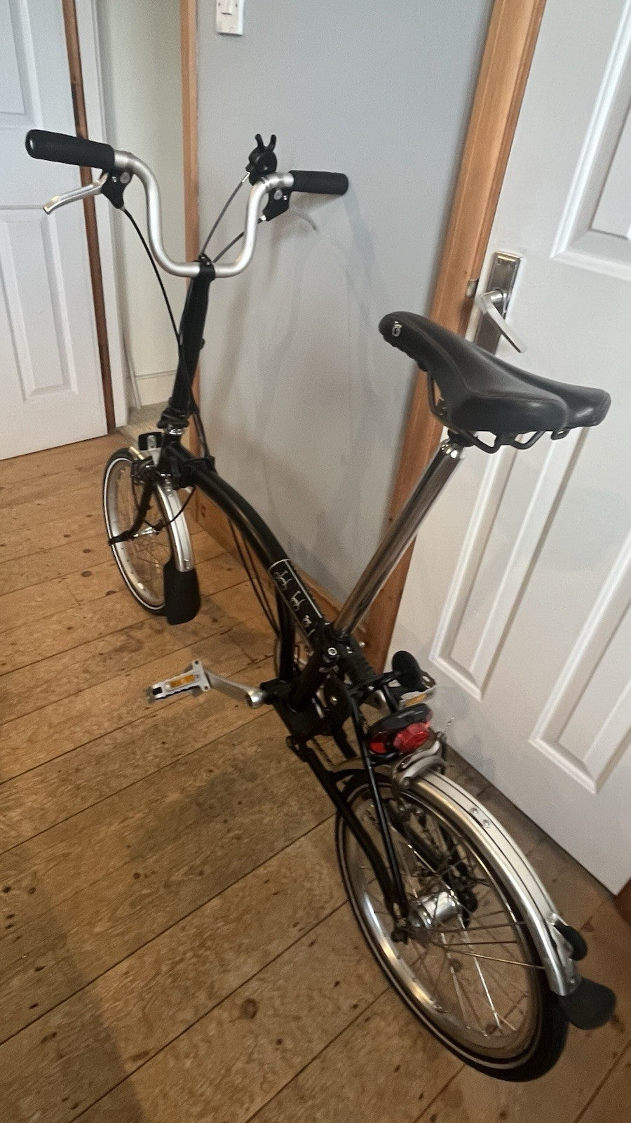 Brompton Folding Bike 3-Speed, Black