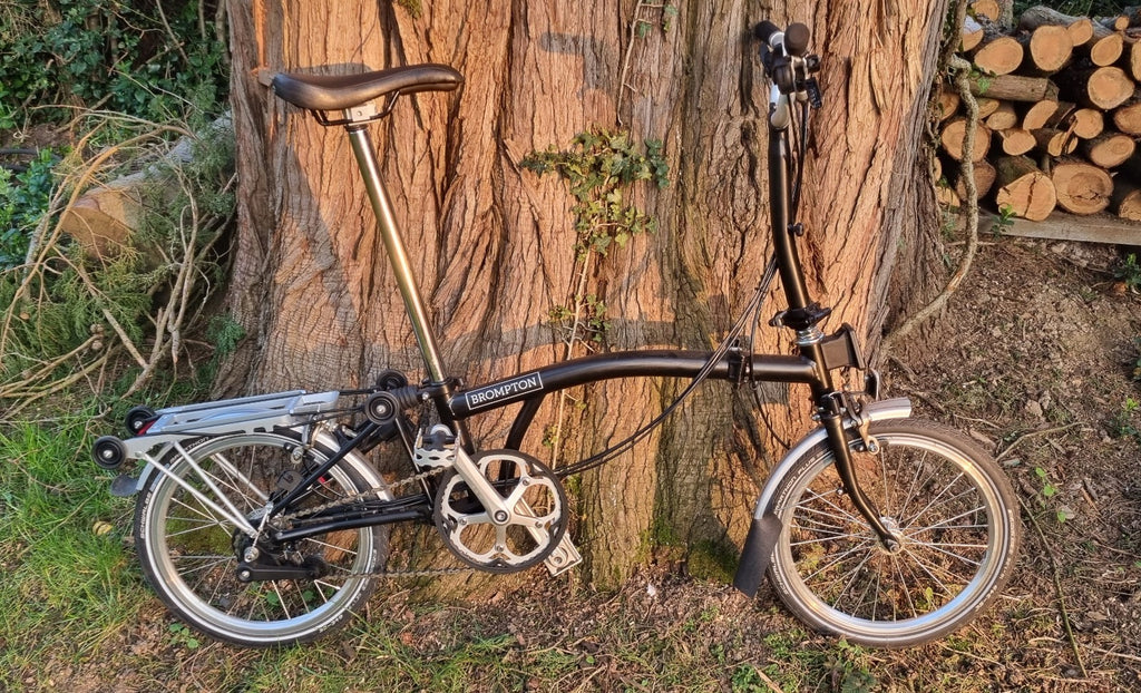 2 Brompton M6R 17  Black Folding Bikes 2017 Black – 6 Speed Excellent