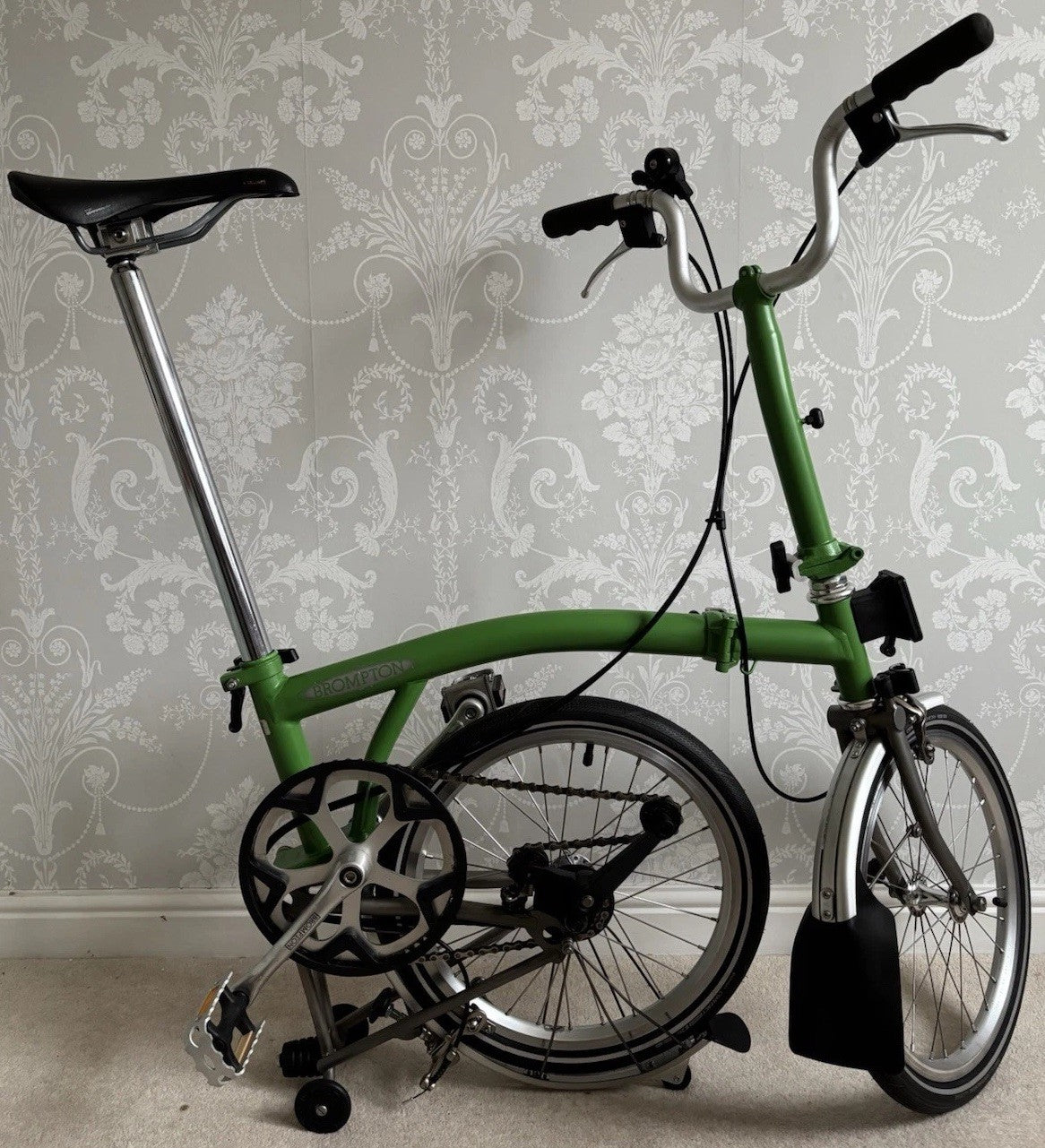 Brompton M2L-X Superlight Titanium Ti / P Line Folding Bicycle - Hardly Used