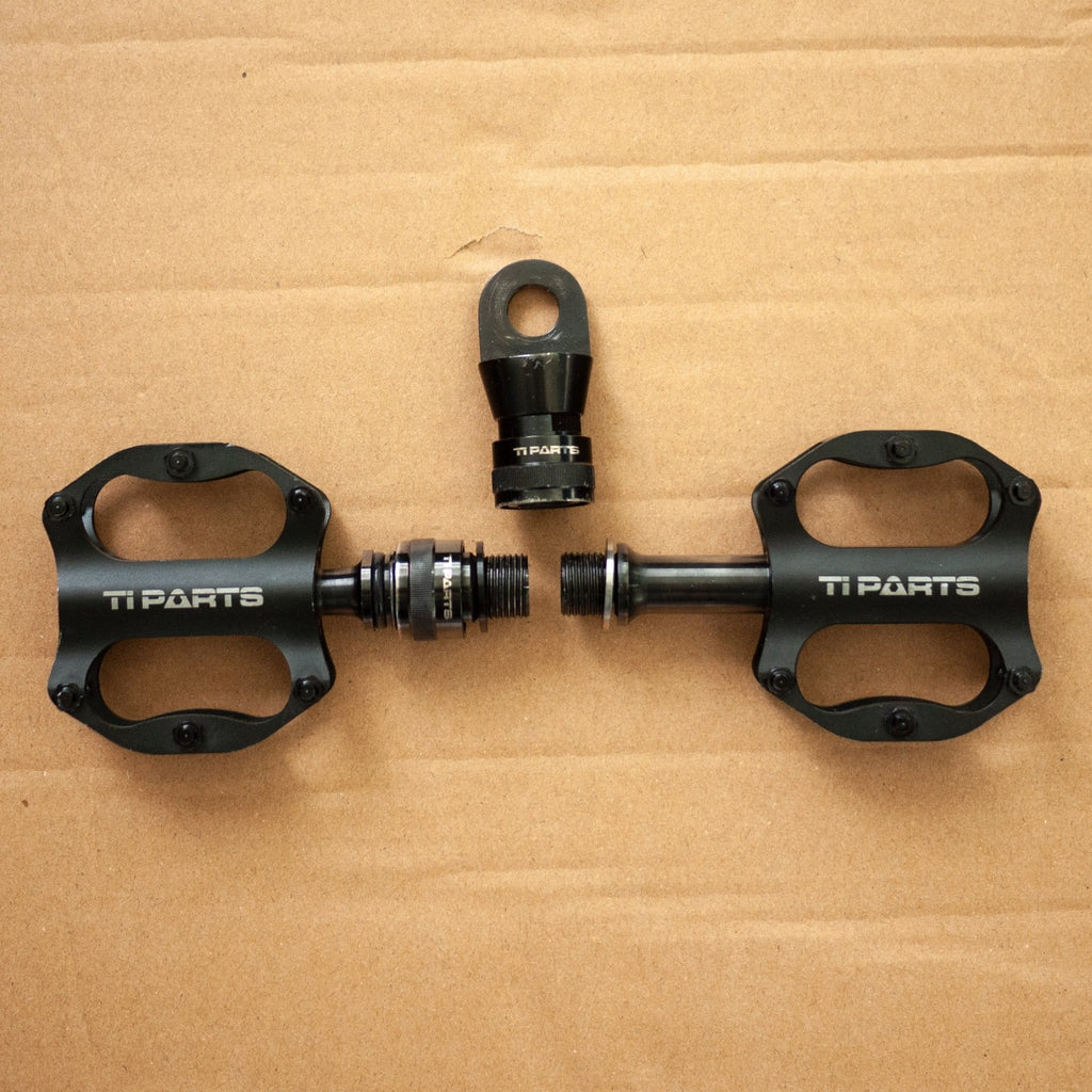 Brompton Ti Parts Workshop Single Quick Release Mini Pedal Titanium Pedal Holder