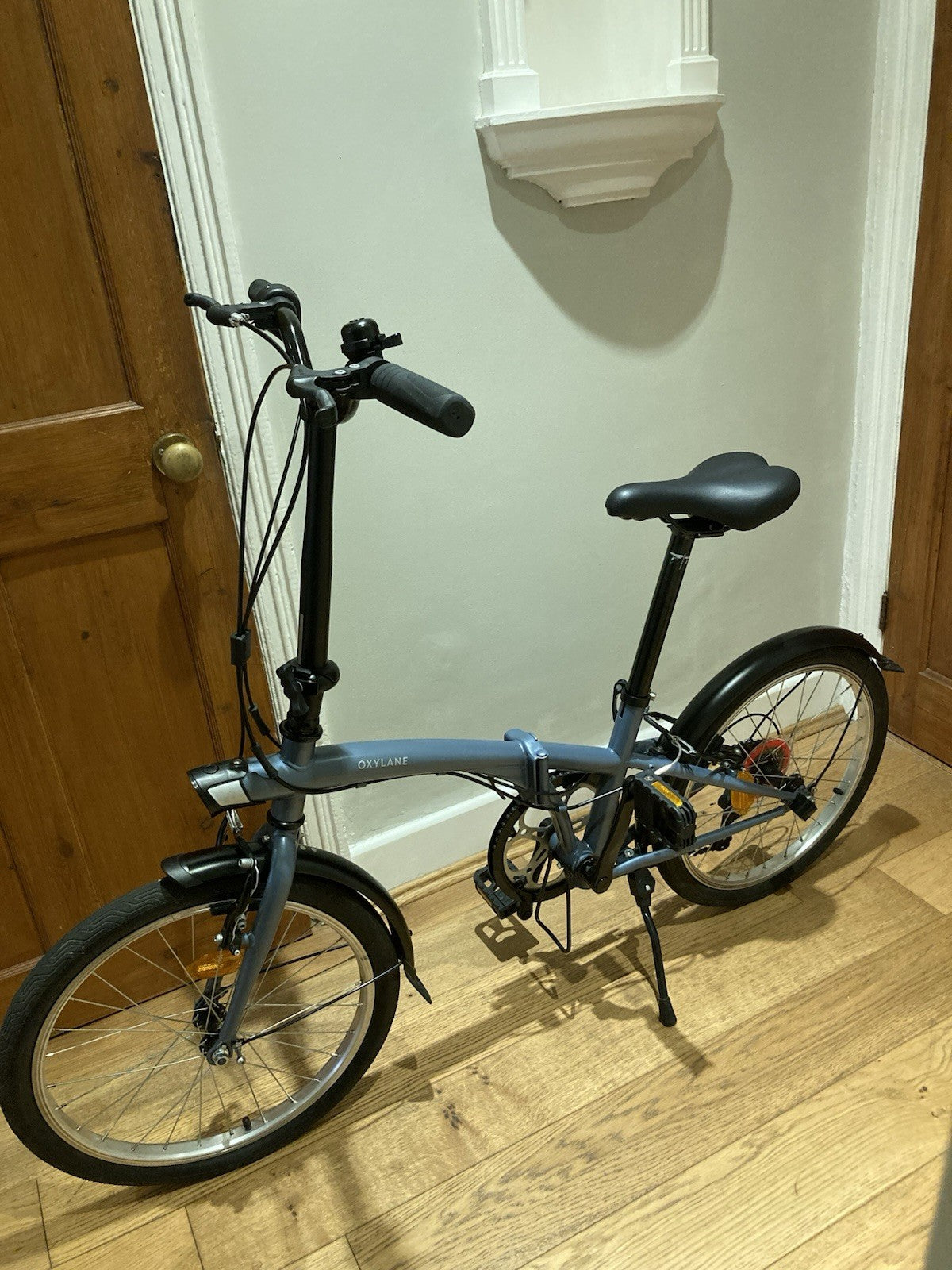 BTWIN Folding Bike Fold 120 - Blue- Used Excellent condition 6 speed