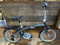 Denver Classic 001 Folding Bike 7 Speed with Lights, Rack and Mudguards