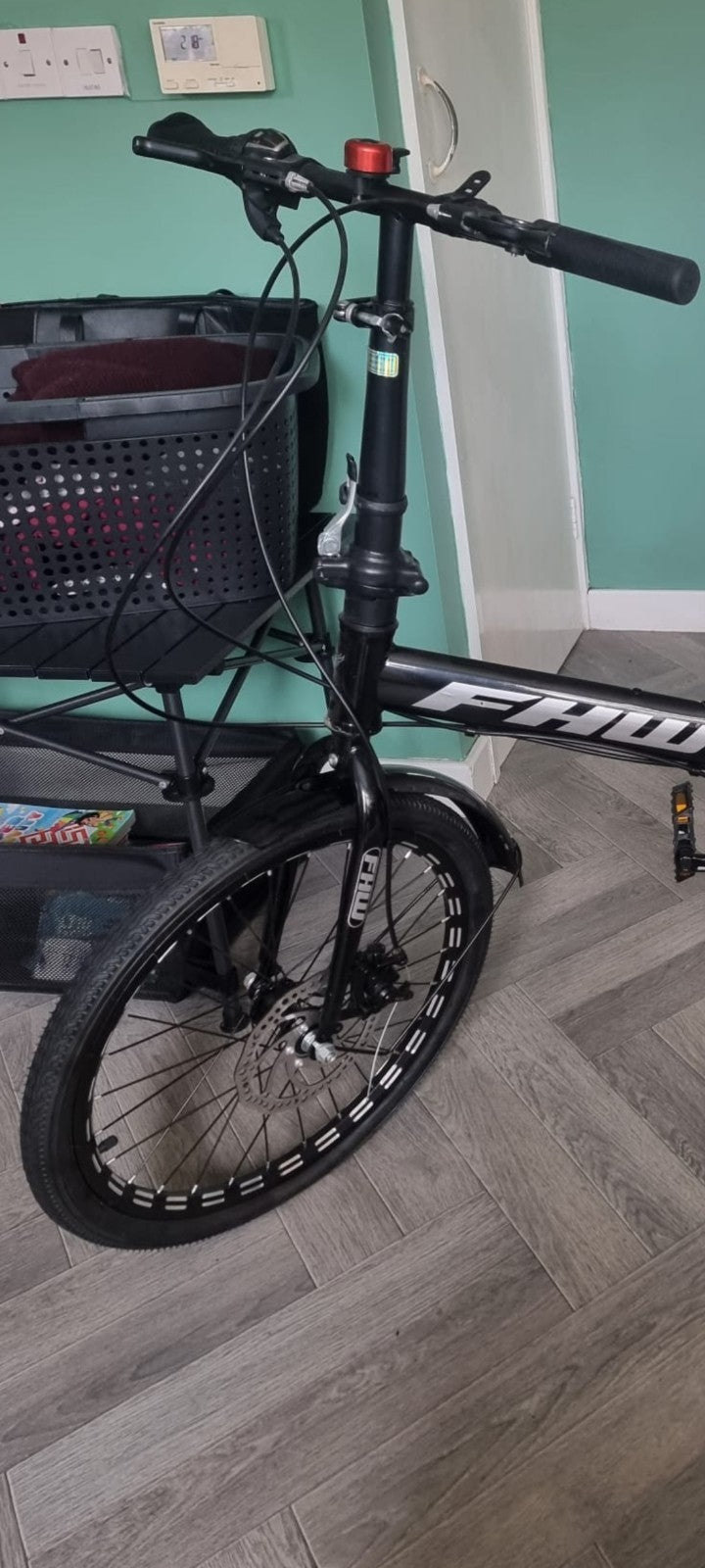 Folding Bicycle 20 Inch Bikes for Adults 7-Speed Variable Foldable City Bicycle