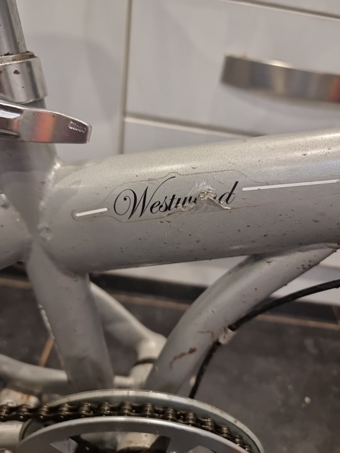 Viking Westwood 20" 6-Speed Folding Bike Silver