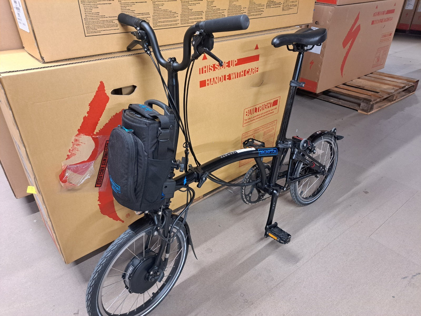 Brompton M6L Folding  Bike (Telescopic Seatpost) Gloss Black