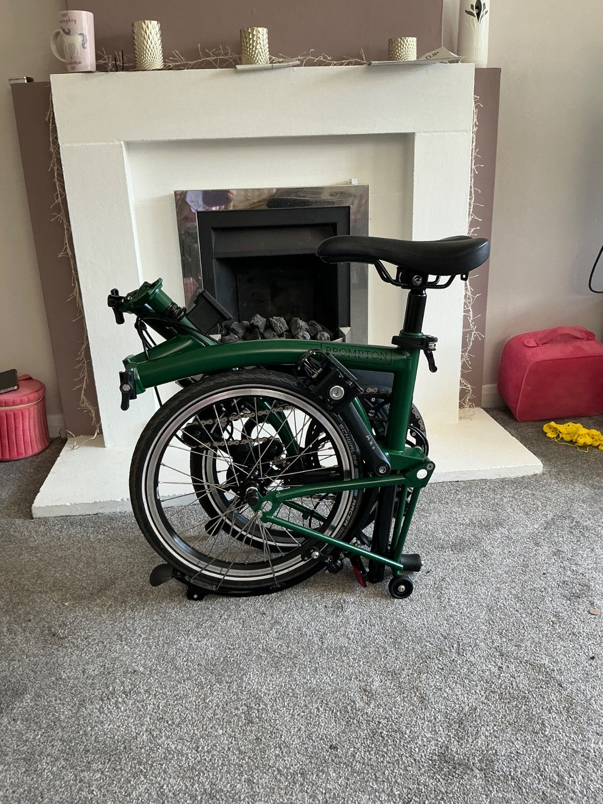 brompton bike C line 2 gear racing green - excellent condition