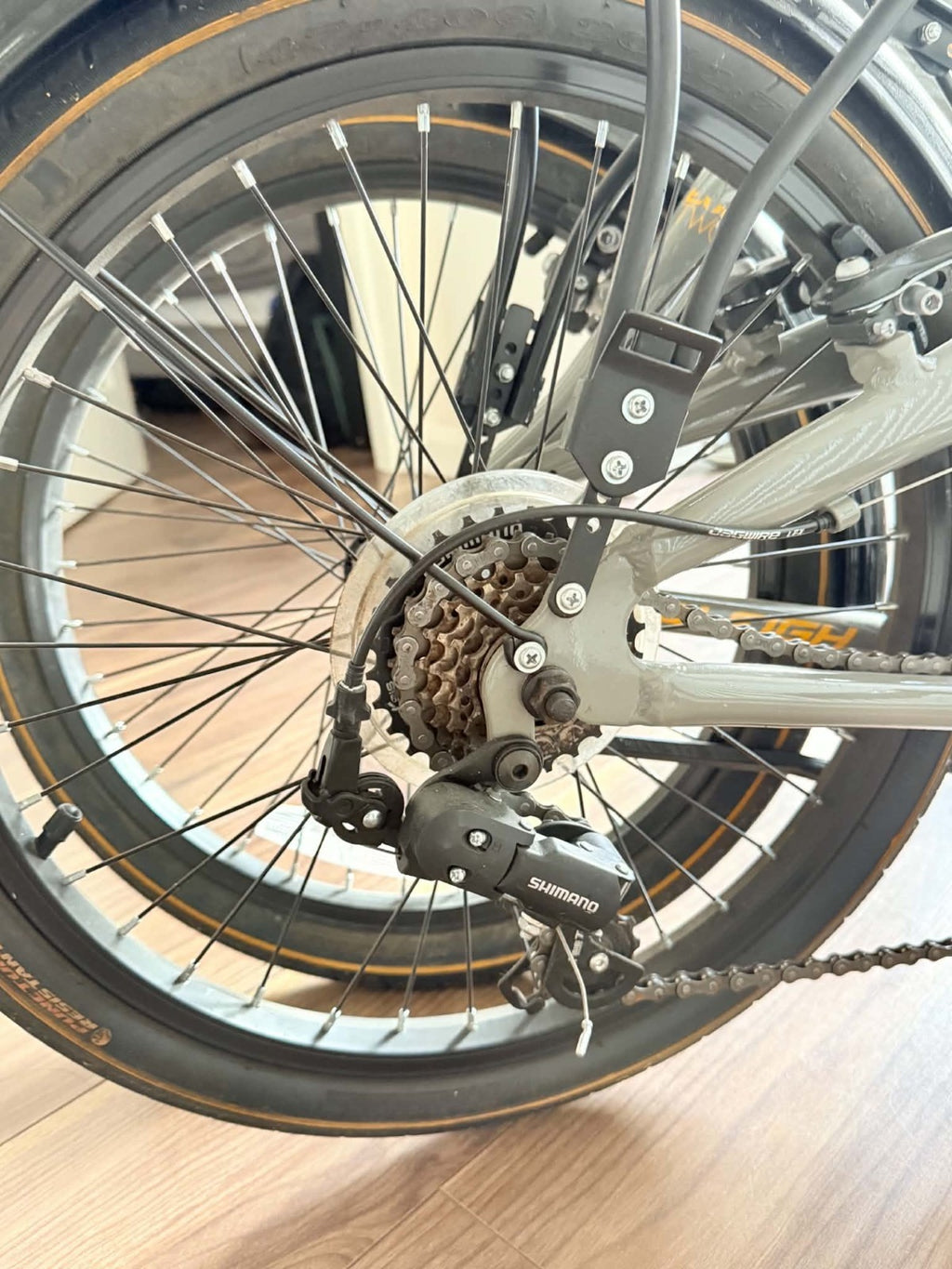 Raleigh Evo 2 Folding Bike - Grey - 7 Speed (Very Good Condition)