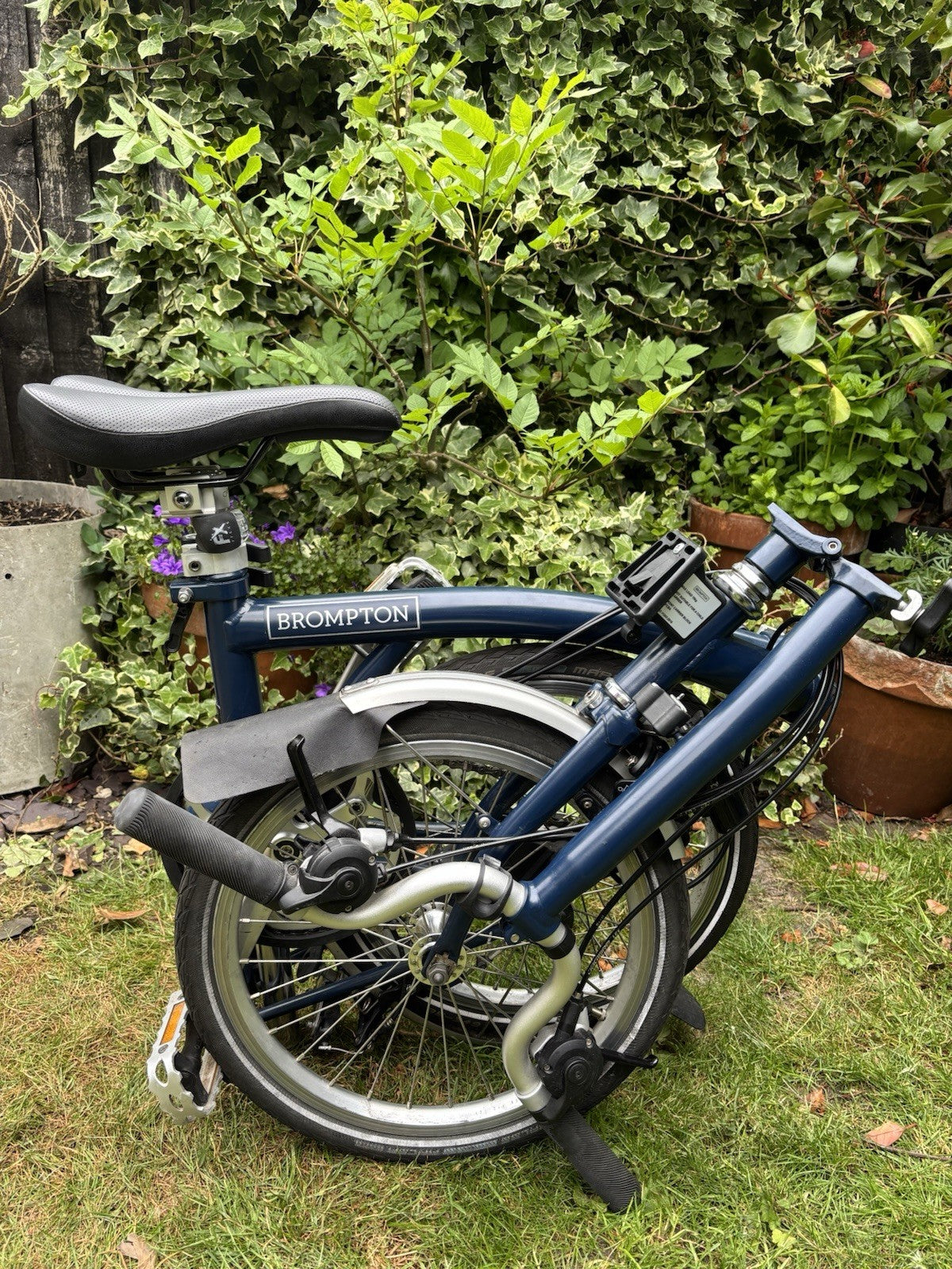 Brompton C-Line Explore 2021 6 Speed – Petroleum Blue – M Handlebars – London