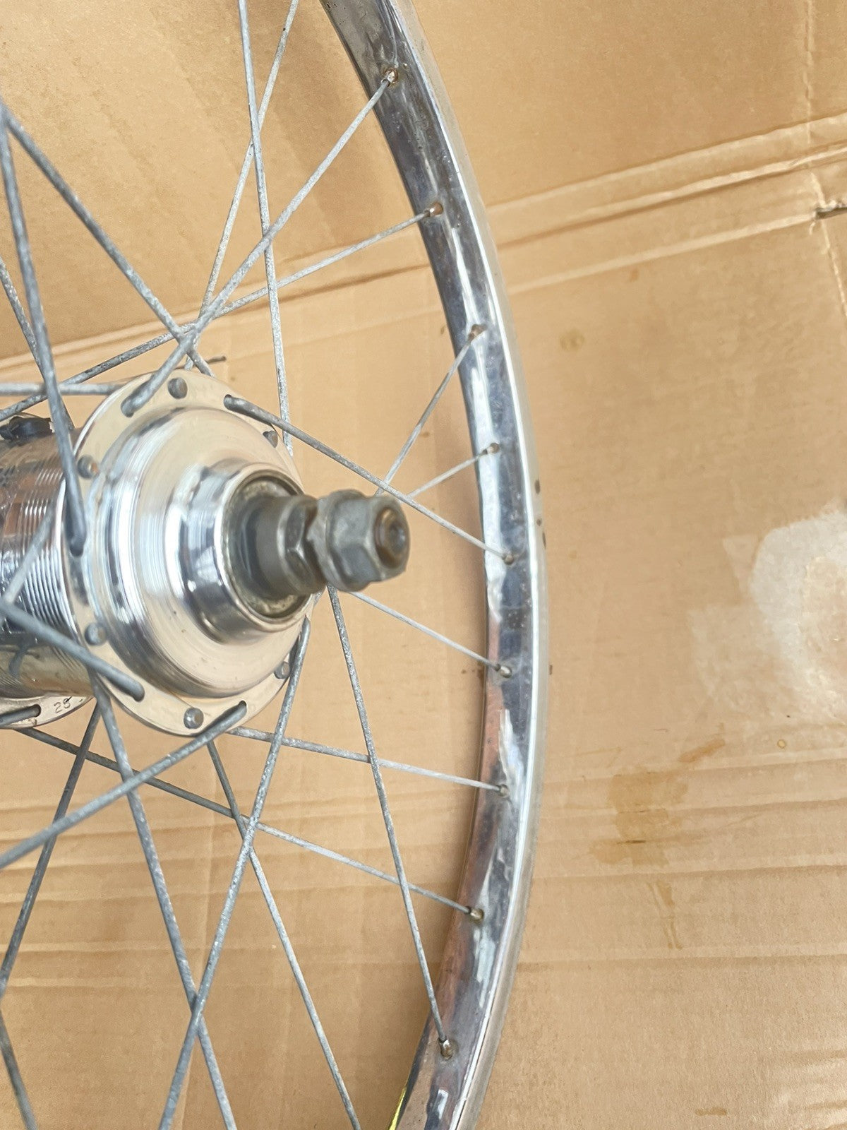 VINTAGE RETRO RALEIGH shopper rear WHEEL 20x 1 3/8th