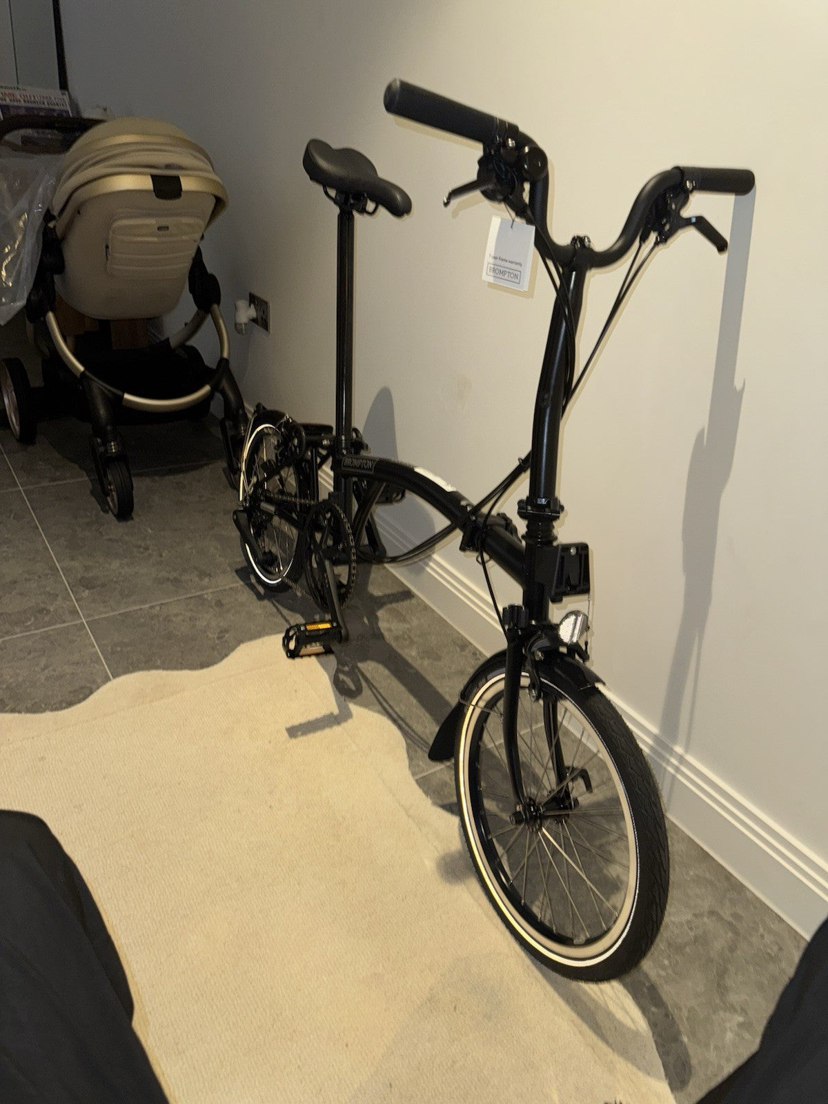 Brompton C Line 12 Speed Mid Bar Matt Black 2026 New Never Used In Box