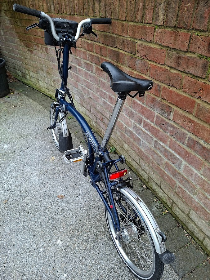 6-Speed Brompton M6L Folding Bike complete with Swytch