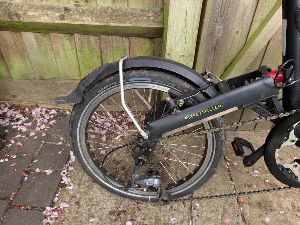 Riese and Muller Birdy Full Suspension Folding Bike Black One Size Low Mileage