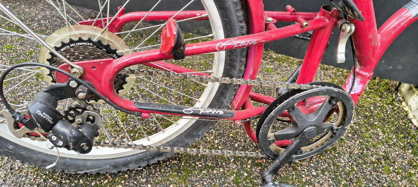 Adams Shifter 7 Tag Along Bike In Good Used Condition.