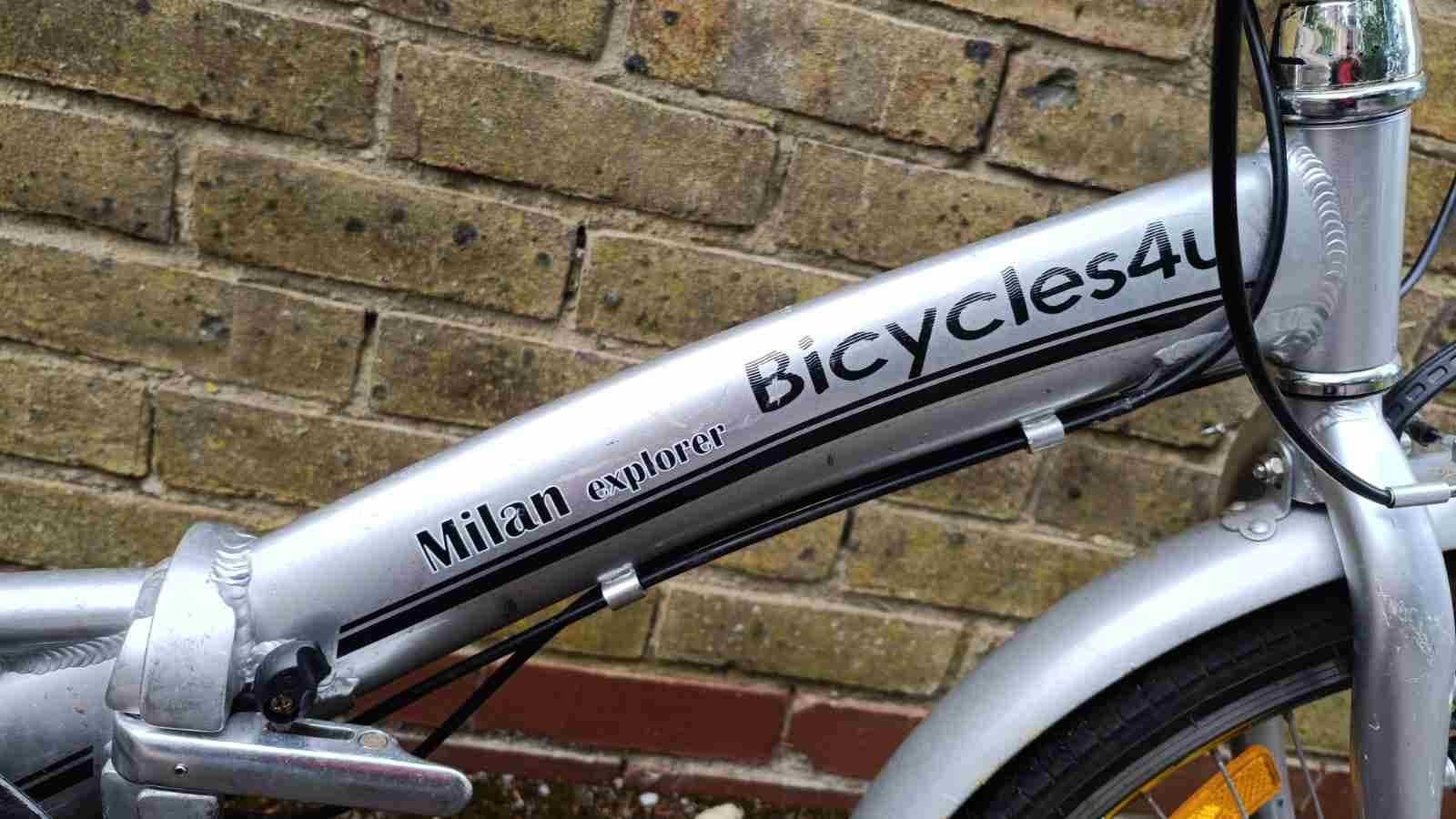 Aluminium Milan Explorer Bicycles4U folding bike in good condition
