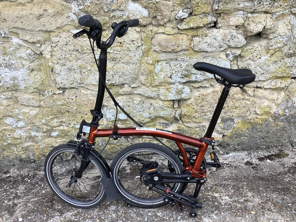 2023 Brompton C Line Explore 6 speed High Handlebar Flame Lacquer - UK Shipping