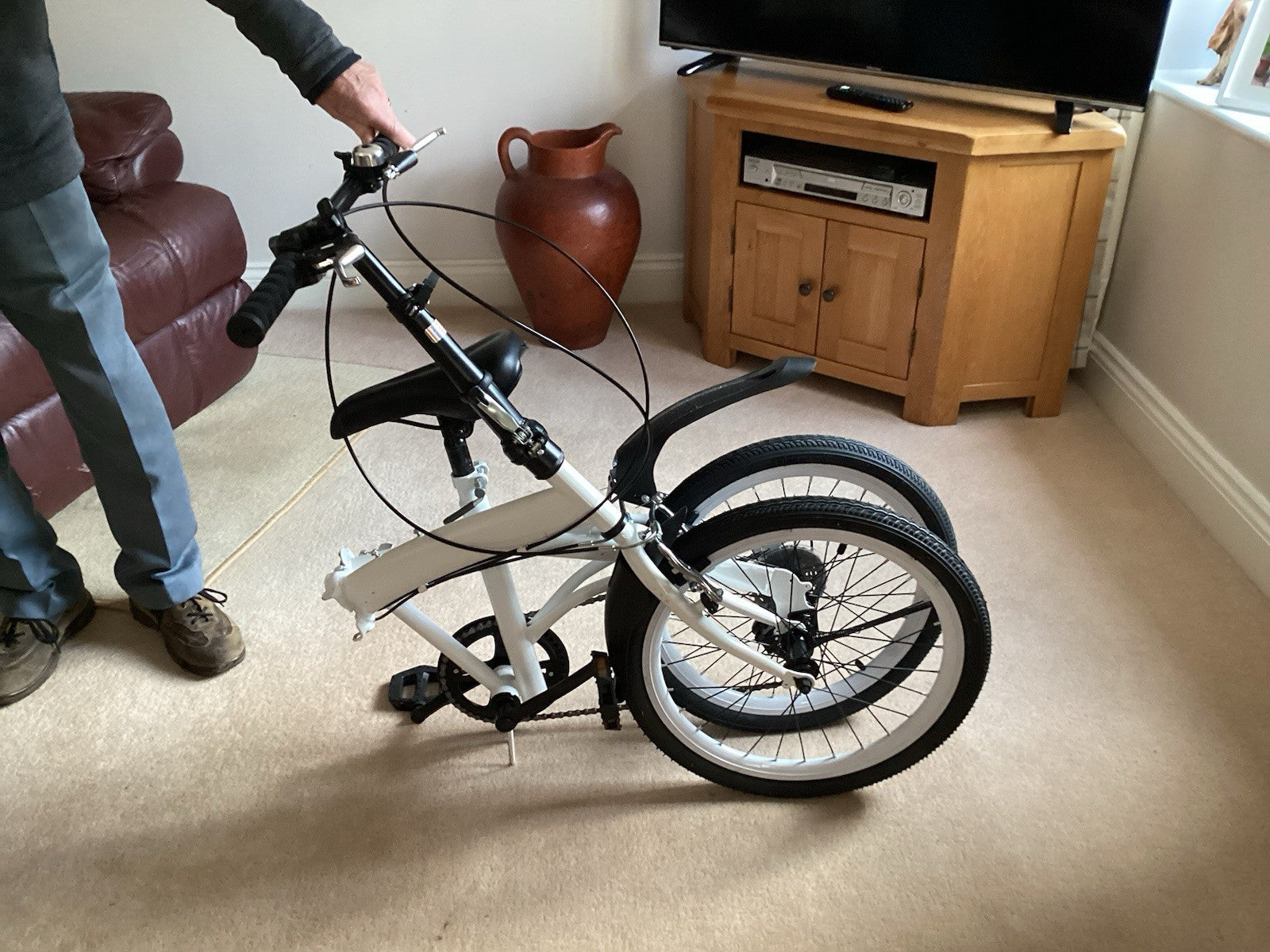 Ladies Folding Shopper Bike