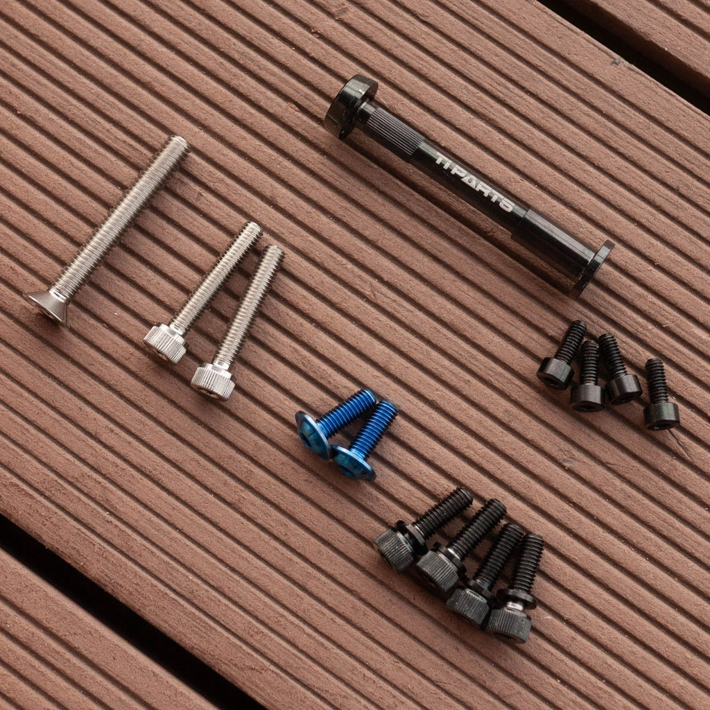 Brompton T line Ti Parts Workshop Titanium Stem, Suspension, Carrier Block Bolts
