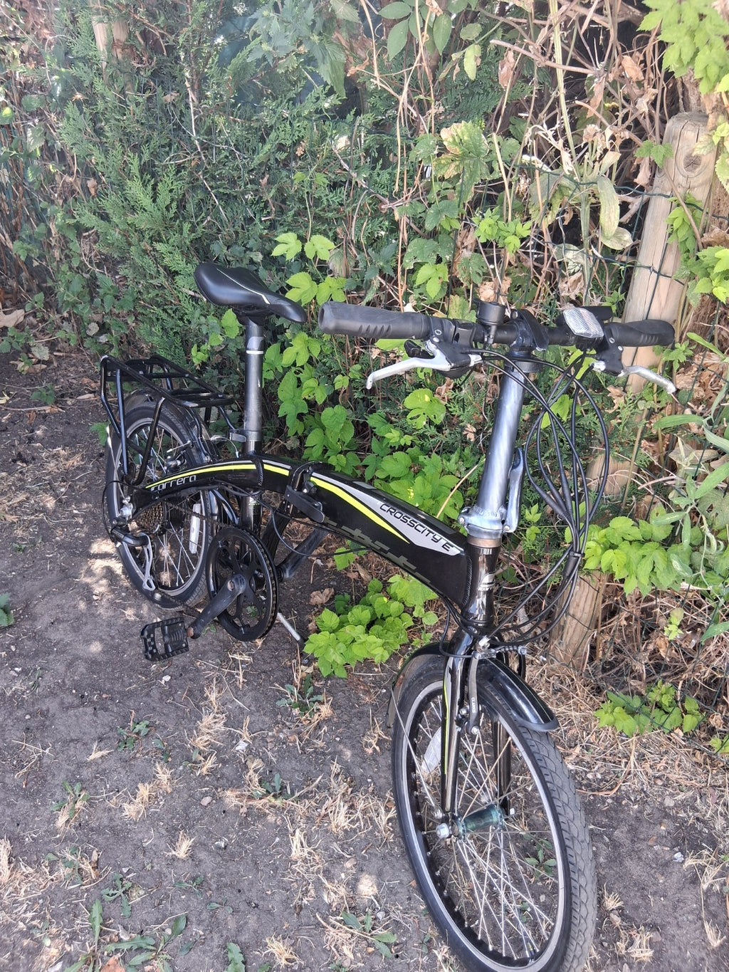 Carrera Crosscity E Folding Bike