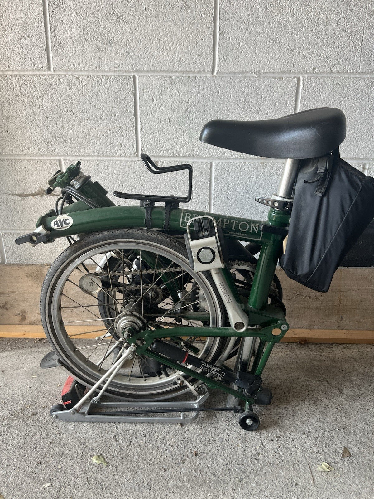 Vintage 5 Speed Brompton Bike - Green - Needs Service