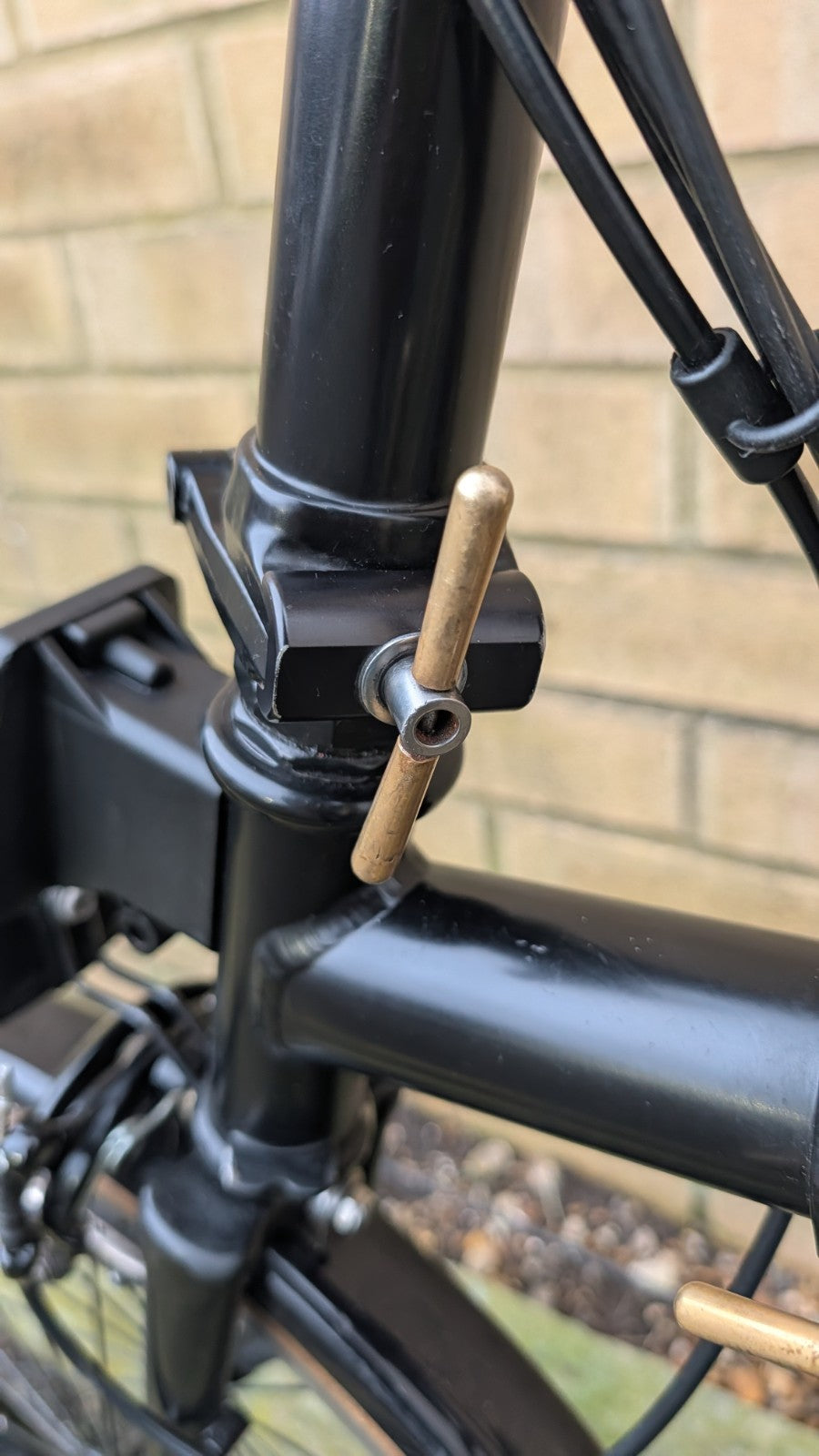Brompton S6L - Black Edition - Brooks Saddle - Brass Upgrades -  6 Speed