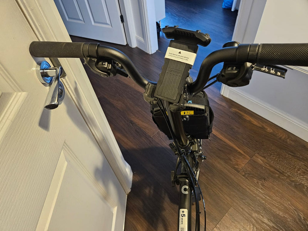 Brompton Electric C Line Explore, 6-Speed, Black, High Handlebar 2023
