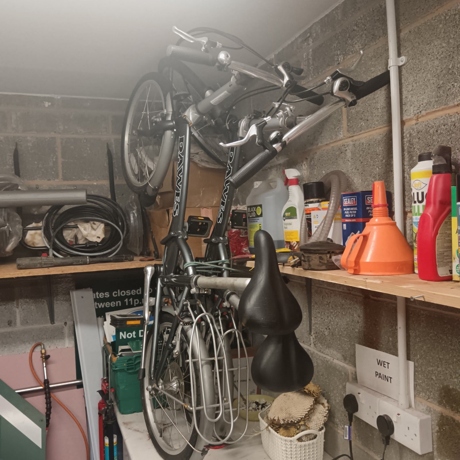 Two Dawes folding Bikes in rhydaer wales