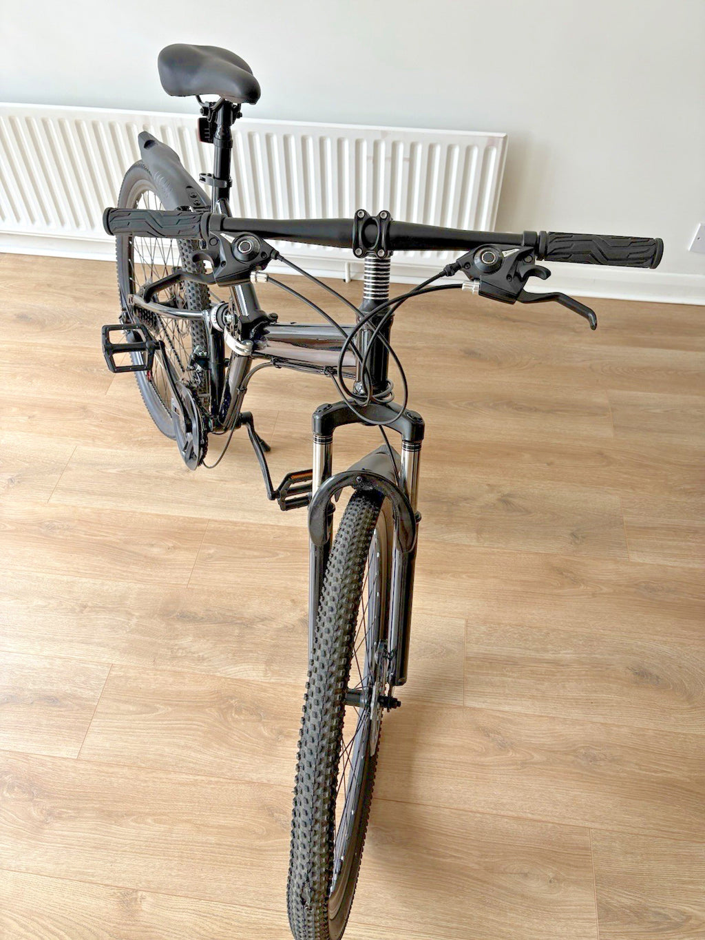 GDSKR 26” Adult Folding Mountain Bike. Full Suspension Disk Brakes 21 gears
