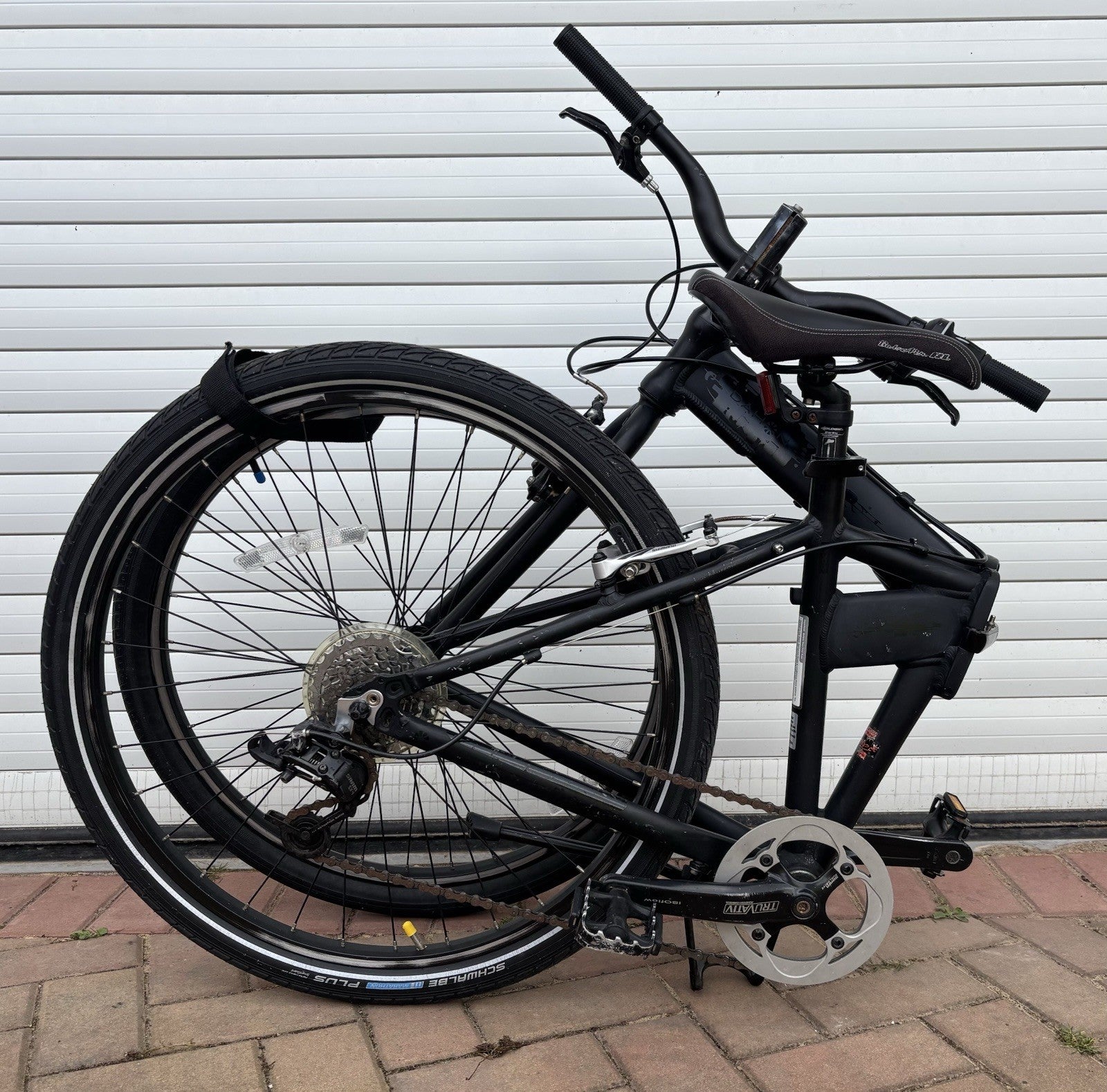 Dahon Jack 16” Small folding Aluminium mountain bike MTB black.