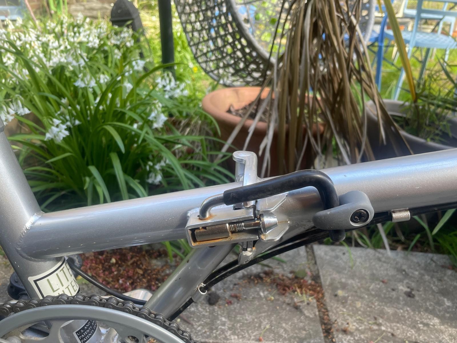 Phillips Folding Bike Silver