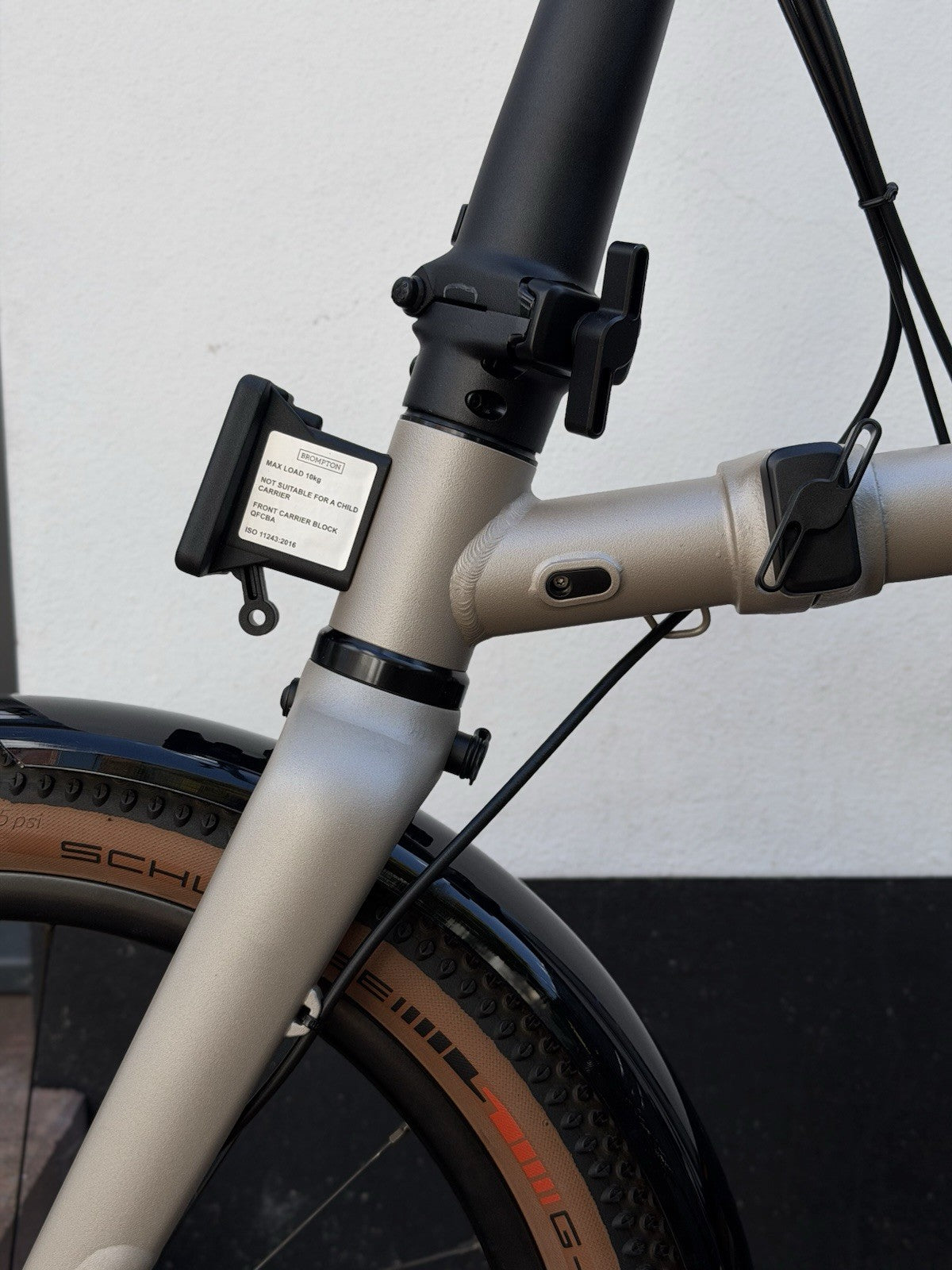 Brompton G-Line w/ Roller Frame - 8 Speed, Traildust White, Excellent, RRP £2600