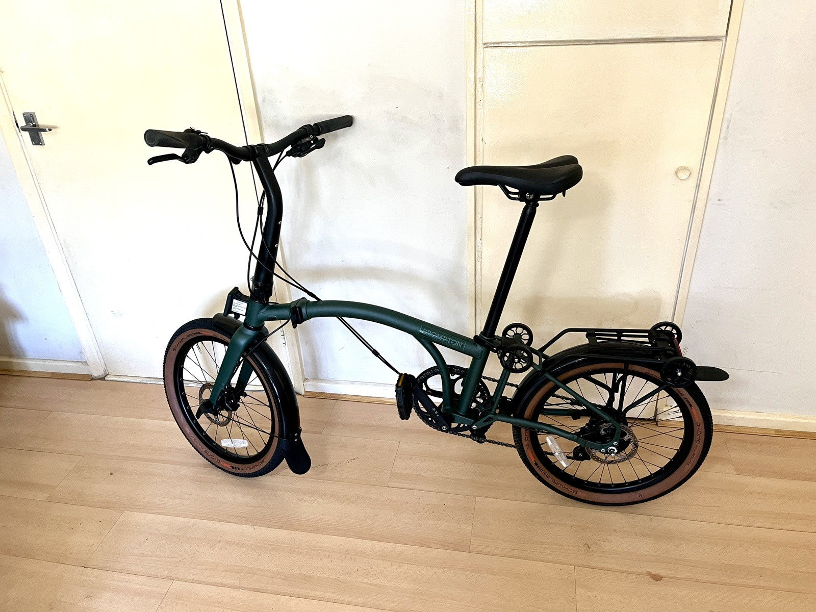Brompton G Line with Roller Frame - 8-speed, Forest Green, Large
