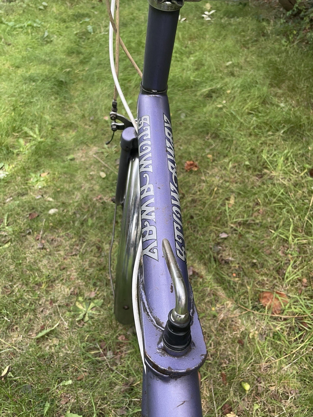 Raleigh Stowaway 1976 Folding Bike Purple Sturmey Archer Desirable Brooks Saddle