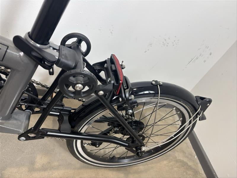 Brompton P Line 4 Speed 2022 Low Handlebar Folding Bike - Storm Grey