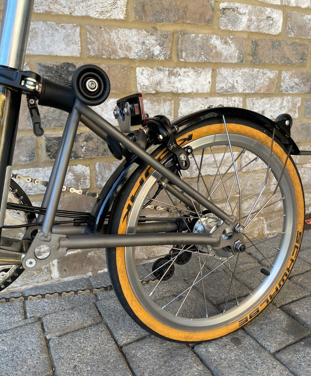 Brompton Raw Lacquer Superlight - Titanium - RARE S6L-X WORLD POSTAGE - STUNNING