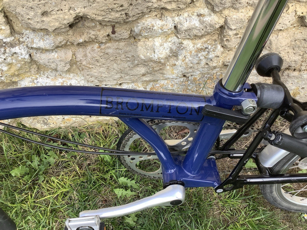 Brompton M3L Folding Bike - Blue - UK DELIVERY