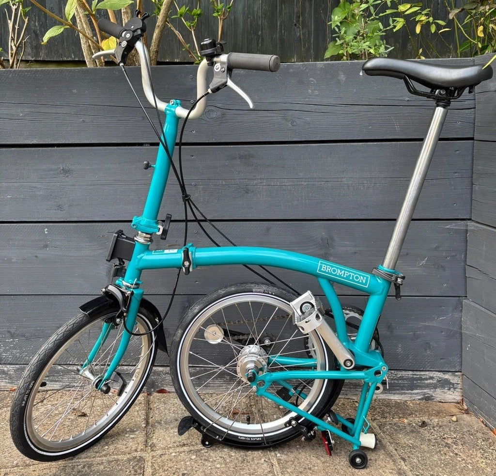 2021 Brompton B75 upgraded to C Line Folding Bicycle 3 Speed - Hardly Used