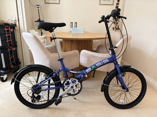 Basis Compact 20 Folding Bike 20” Shimano 6 Speed Unused After Assembly