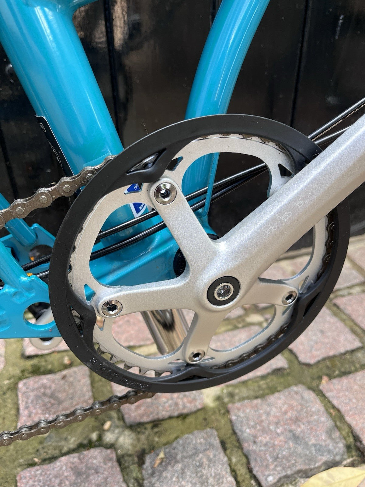 Brompton B75 Folding Bike 16" Blue (Turquoise) - virtually New