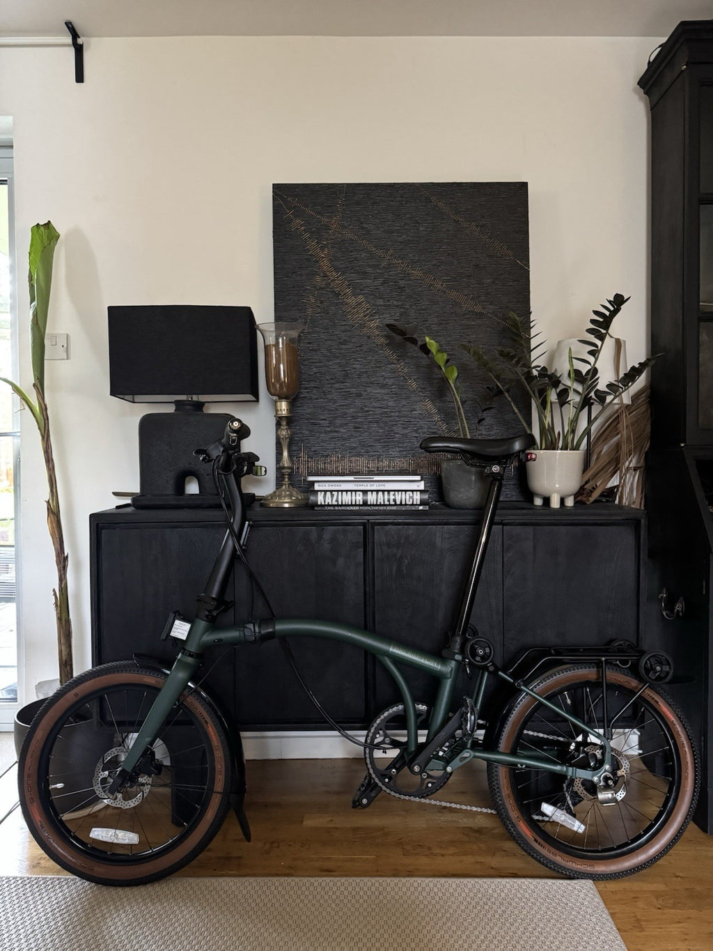 Brompton G Line Forest Green M-Size Folding Bike, Alfine 8