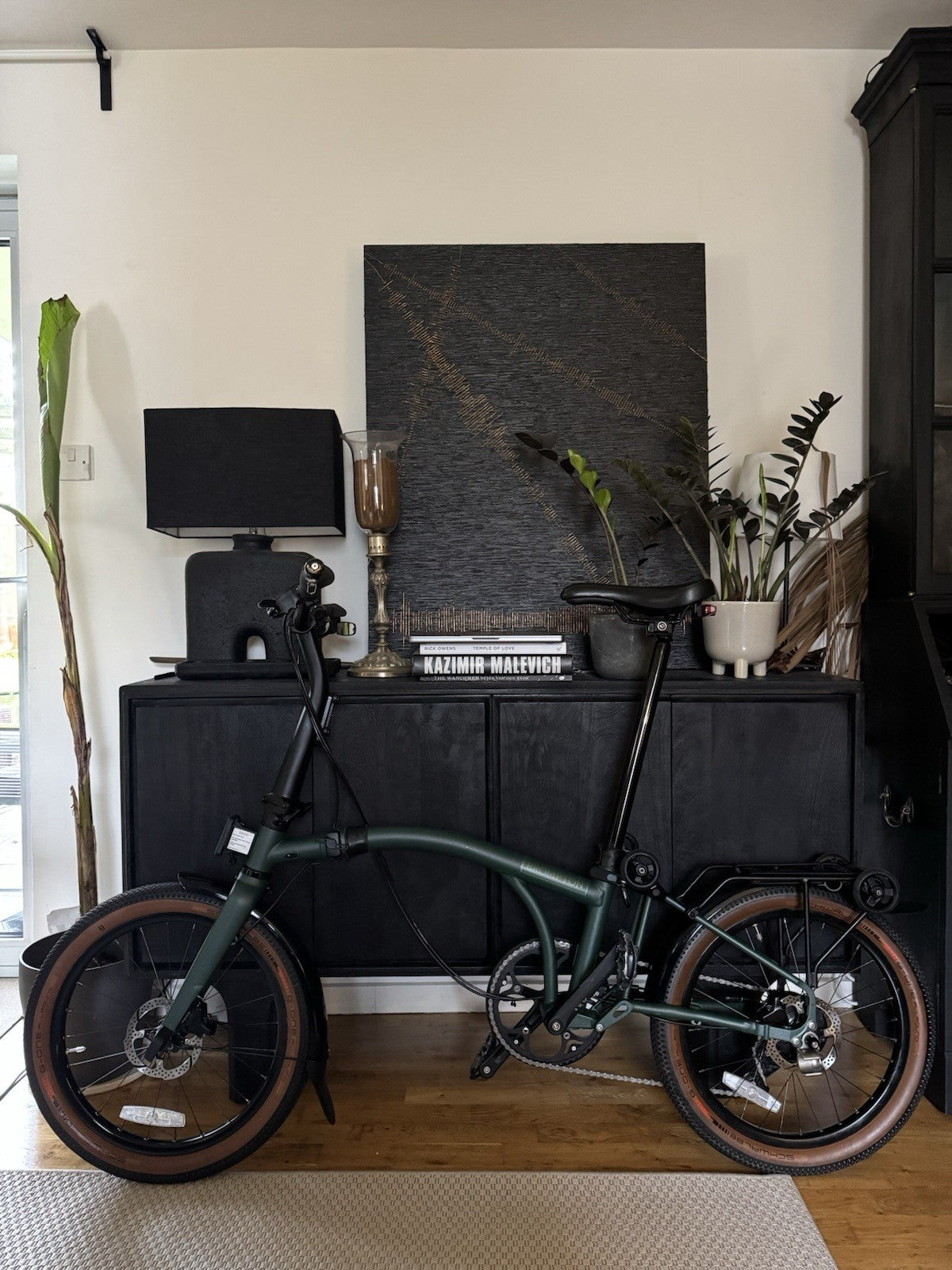Brompton G Line Forest Green M-Size Folding Bike, Alfine 8