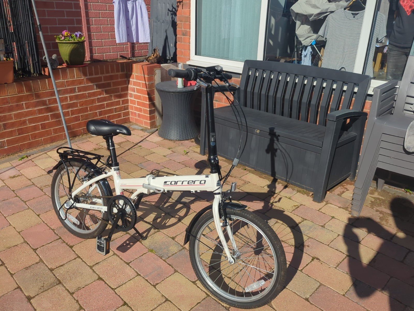 Carrera Transit Folding Bike Lightweight 3 speed Aluminium Frame and carry Bag.