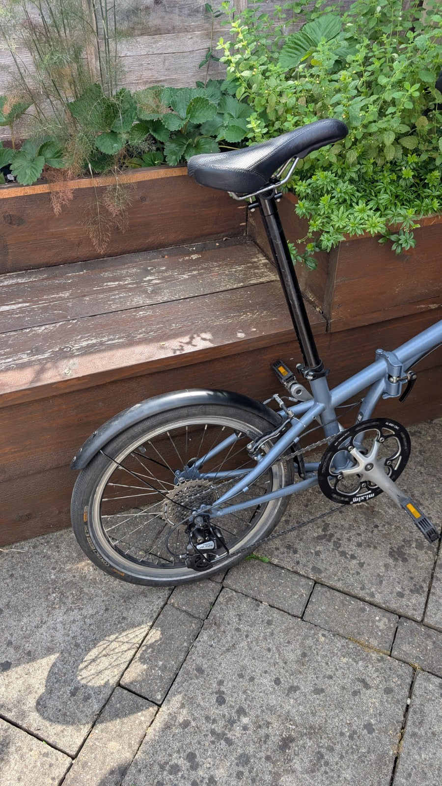 Upgraded Tilt 120 Folding Bike 7 speeds